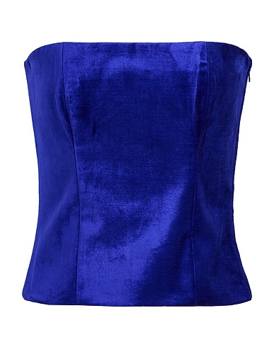 FORTE_FORTE Bustier Purple 58% Cotton, 40% Viscose, 2% Elastane