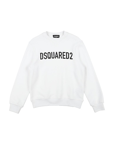 DSQUARED2 Sweatshirt White 100% Cotton, Elastane