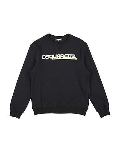 DSQUARED2 Felpa Nero 100% Cotone