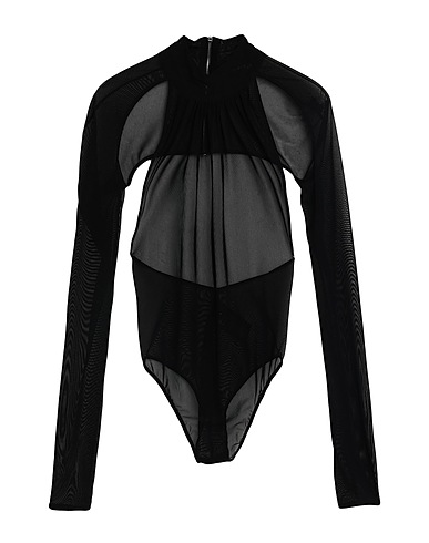 DAVID KOMA TOPS & TEES Black 92% Polyamide, 8% Elastane