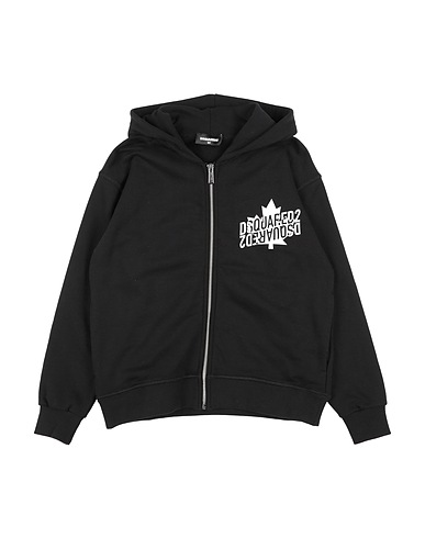 DSQUARED2 Sweatshirt Black 100% Cotton, Elastane