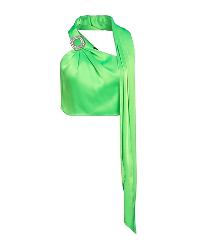 DAVID KOMA Top Lime green 78% Triacetate, 22% Polyester