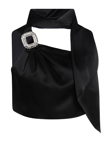 DAVID KOMA Top Black 78% Triacetate, 22% Polyester