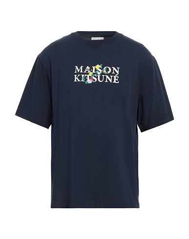 MAISON KITSUNÉ T-shirt Midnight blue 100% Cotton