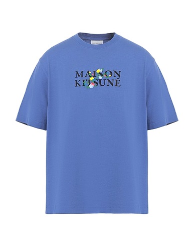 MAISON KITSUNÉ Camiseta Morado oscuro 100% Algodón