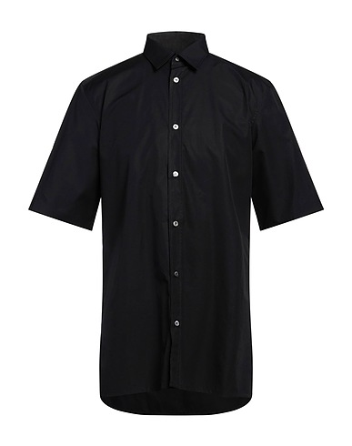 MAISON MARGIELA 無地シャツ ブラック コットン 100%