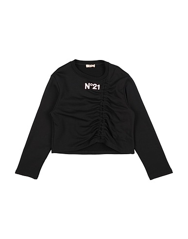 N°21 Sweatshirt Black 100% Cotton