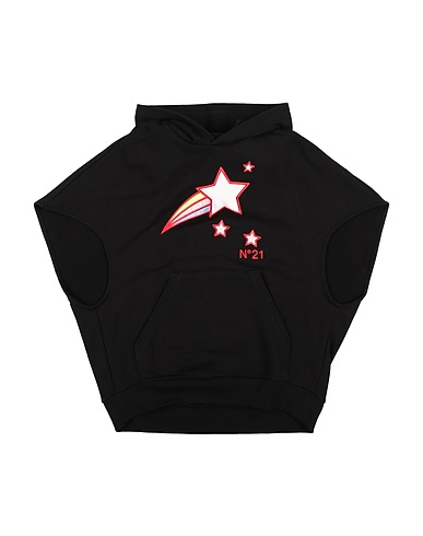 N°21 Hooded sweatshirt Black 100% Cotton