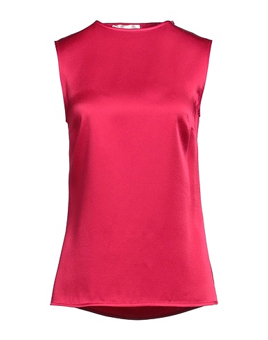 ANNA MOLINARI BLUMARINE Top Burgundy 71% Acetate, 29% Viscose