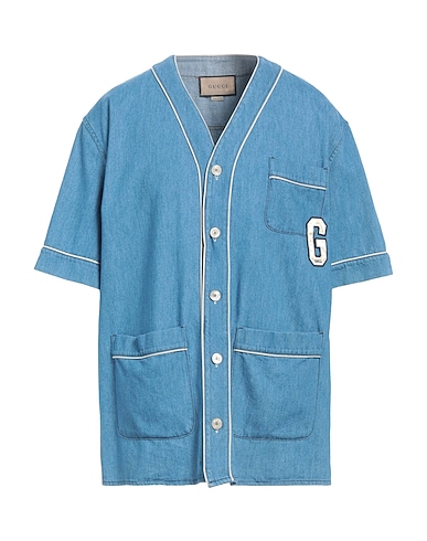 GUCCI Denim shirt 100% Cotton, Polyester