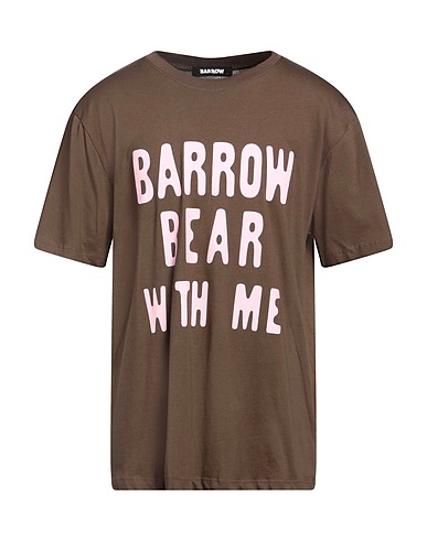 BARROW T-shirt Khaki 100% Cotton
