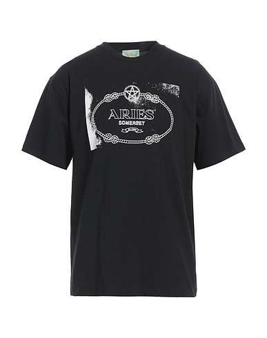 ARIES Ｔシャツ ブラック コットン 100%
