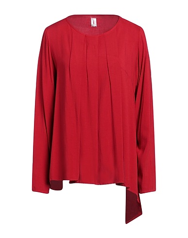 ISABELLA CLEMENTINI Top Red 85% Viscose, 15% Wool