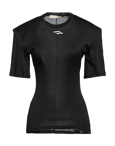 SSHEENA T-shirt Nero 100% Cotone
