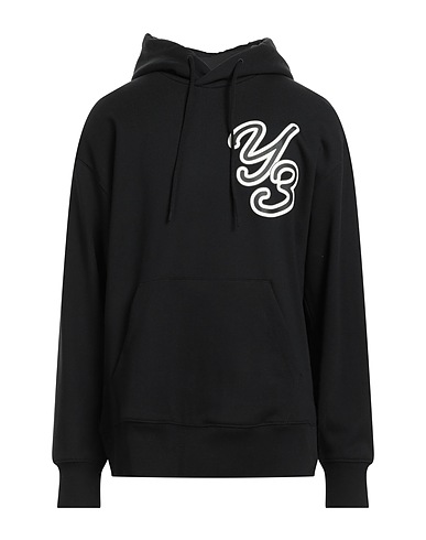 Y-3 Hooded track jacket  Black 100% Organic cotton, Elastane