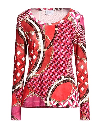 CLIPS MORE T-shirt Fuchsia 94% Viscose, 6% Elastane