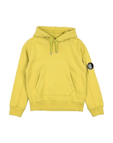 C.P. COMPANY UNDERSIXTEEN Hoodie Limettengrün 100% Baumwolle