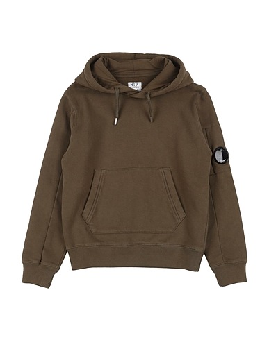 C.P. COMPANY UNDERSIXTEEN Hoodie Militärgrün 100% Baumwolle