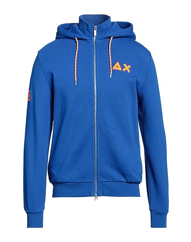 SUN 68 Hoodie Königsblau 100% Baumwolle