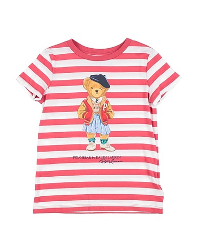 POLO RALPH LAUREN T-shirt Coral 100% Cotton