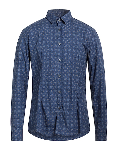 DANIELE ALESSANDRINI Patterned shirt 100% Cotton