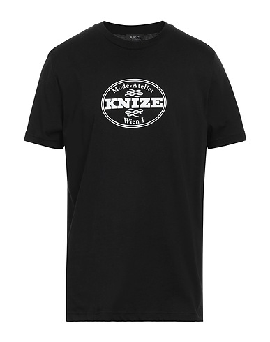 A.P.C. T-shirt Black 100% Cotton