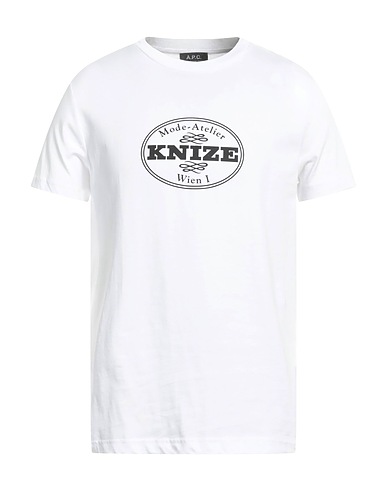 A.P.C. T-shirt Bianco 100% Cotone