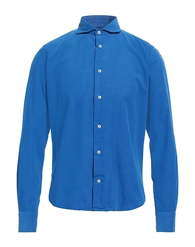CRISTIANI Camicia tinta unita Azzurro 100% Cotone