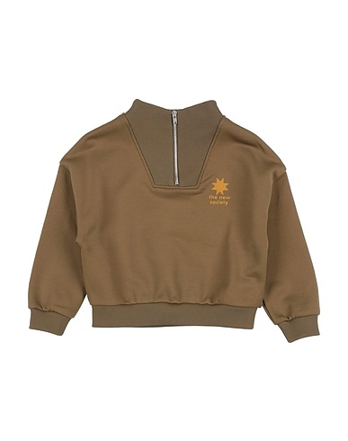 THE NEW SOCIETY Felpa Verde militare 55% Cotone organico, 29% Poliammide riciclato, 16% Poliammide, Elastan