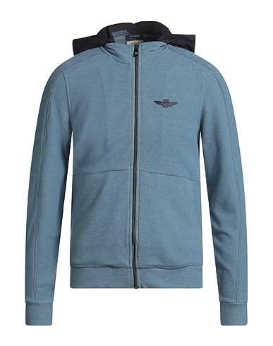 AERONAUTICA MILITARE Felpa Blu chiaro 56% Poliestere, 44% Cotone