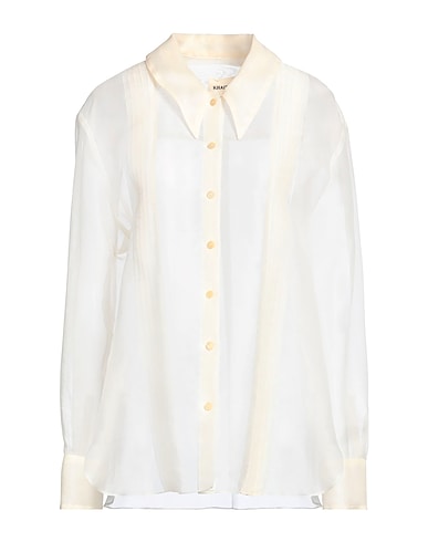 KHAITE Silk shirts & blouses Ivory 100% Silk