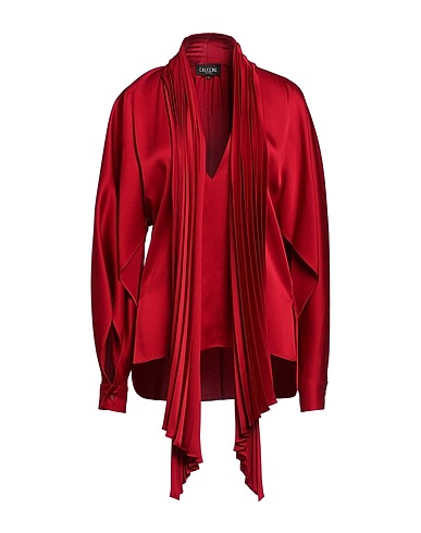DEL CORE Top Burgundy 78% Acetate, 22% Viscose