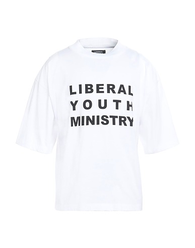 LIBERAL YOUTH MINISTRY T-shirt White 100% Cotton