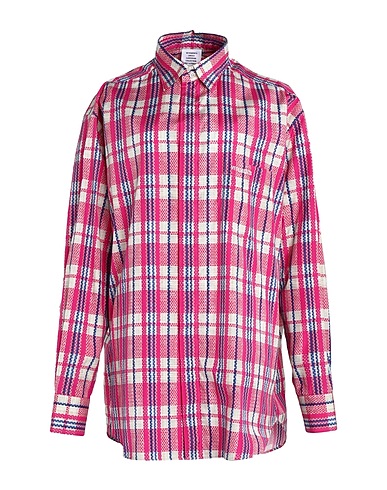 VETEMENTS Chemise à carreaux 100% Coton