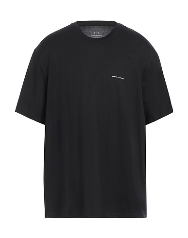 ARMANI EXCHANGE ベーシックTシャツ ブラック コットン 100%