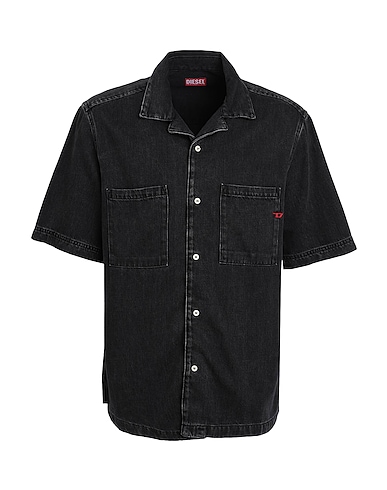 DIESEL Denim shirt D-PAROSHORT
 Black 50% Cotton, 50% Lyocell