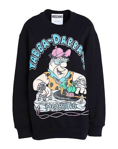 MOSCHINO Sweatshirt Black 100% Organic cotton