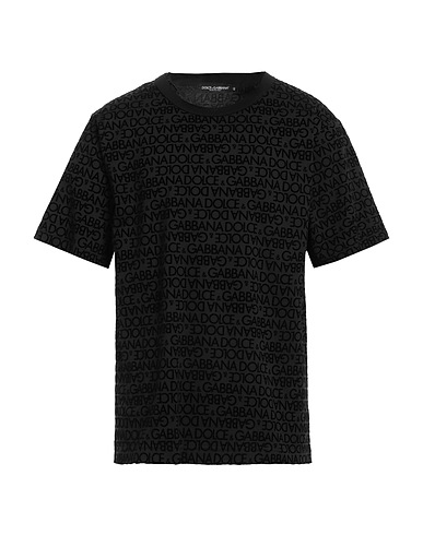 DOLCE&GABBANA T-shirt Black 100% Cotton, Viscose