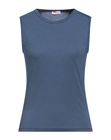 ROSSOPURO Top Slate blue 80% Modal, 20% Polyamide