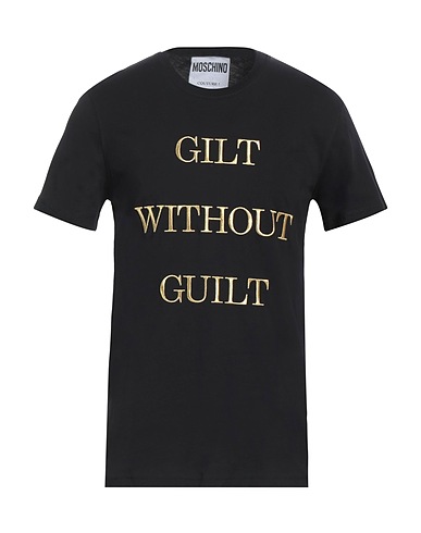 MOSCHINO T-shirt Black 100% Organic cotton