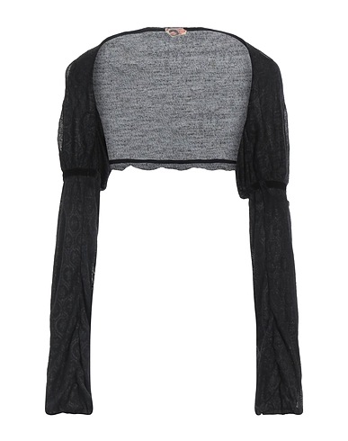 TI TUDA Shrug Black 70% Acrylic, 30% Wool, Polyamide