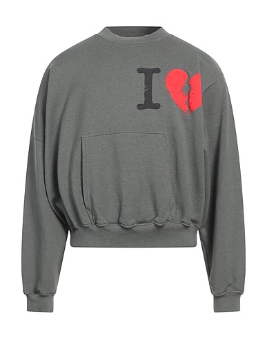 MAGLIANO Sweatshirt Military green 100% Cotton, Elastane