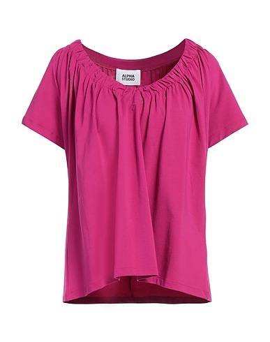 ALPHA STUDIO T-shirt 95% Cotton, 5% Elastane