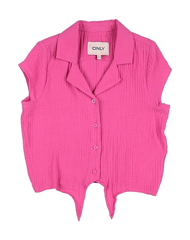 KIDS ONLY Solid colour shirts & blouses Fuchsia 80% Cotton, 20% Recycled cotton