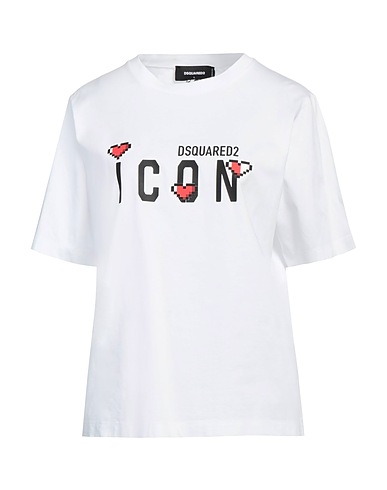 DSQUARED2 T-shirt Λευκό 100% Βαμβάκι