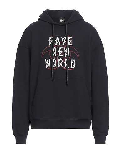 44 LABEL GROUP Hooded track jacket 100% Cotton