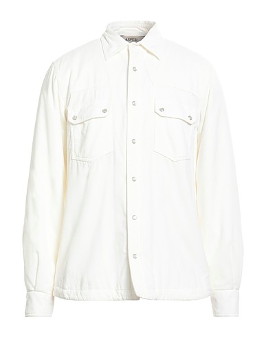 ASPESI Solid colour shirt White 100% Cotton