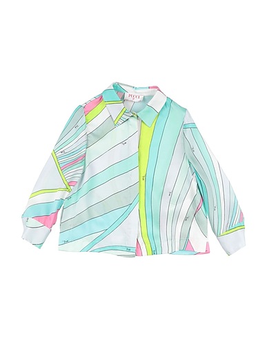 PUCCI Patterned shirts & blouses Turquoise 100% Viscose