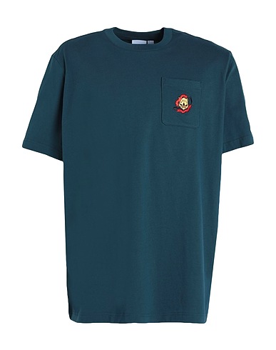 ADIDAS ORIGINALS Basic T-Shirt LEISURE NOTE
 Deep teal 100% Cotton
