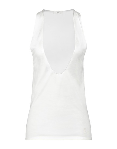 SAINT LAURENT Vest 100% Silk